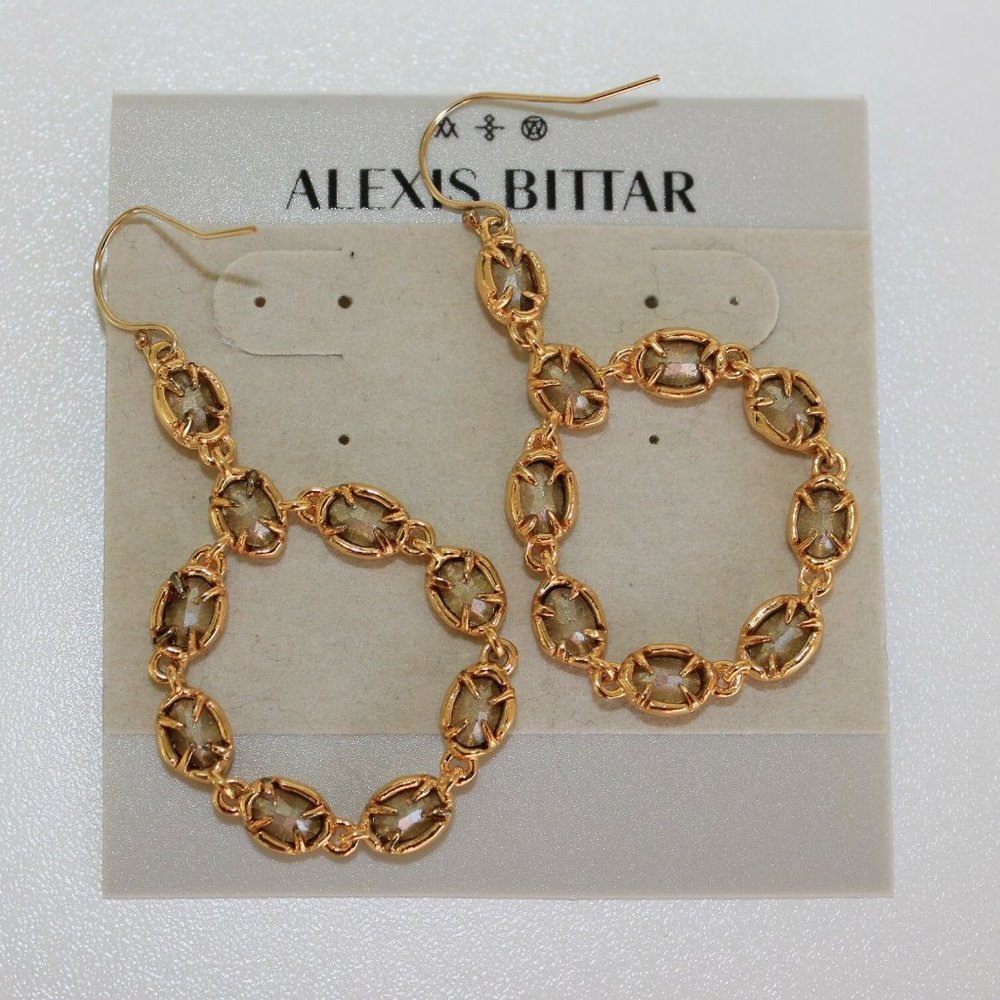Alexis Bittar Elements Moonlight Circle Earrings - image 3